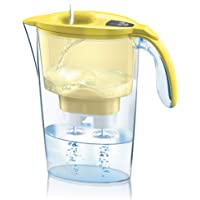 Jarra para filtrar el agua del grifo y mejorar su sabor- Laica STREAM LINE J31-AA color amarillo capacidad 2-3 litros…